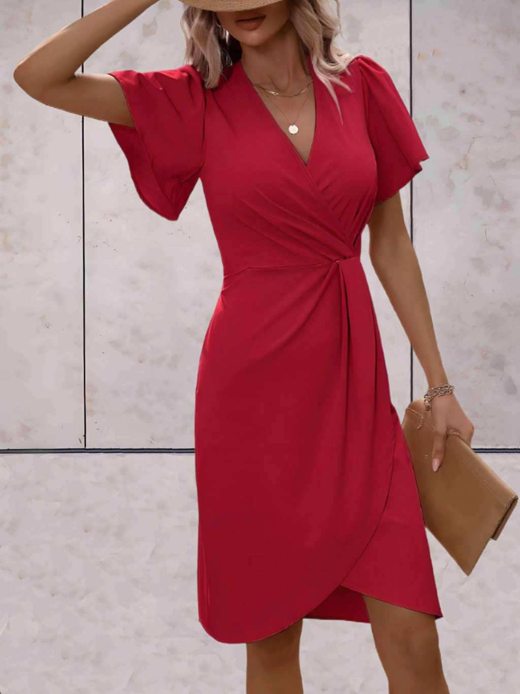GR | Hochzeitsgast Wickelkleid Mini