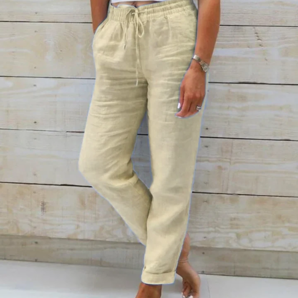 GR | Women's Lightweight Summer Trousers Fabric Trousers