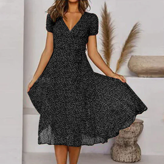 GR | Luftiges Midi Kleid Sommerstil