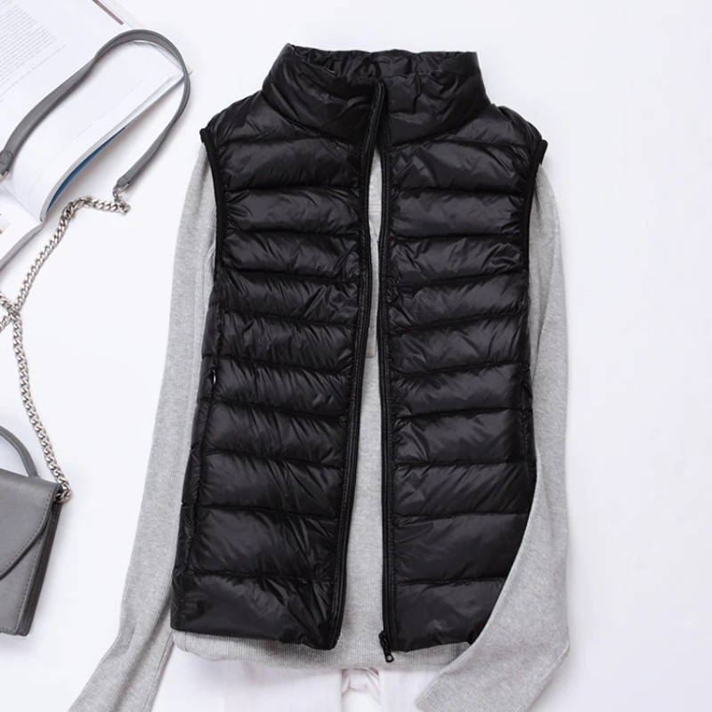 GR | Women's Lightweight Quilted Jacket Sleeveless Vest