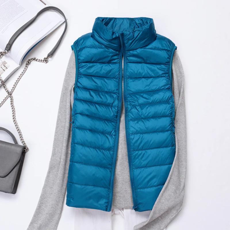 GR | Women's Lightweight Quilted Jacket Sleeveless Vest