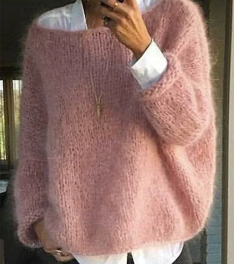 GR | Damen Übergröße Pullover Sweater