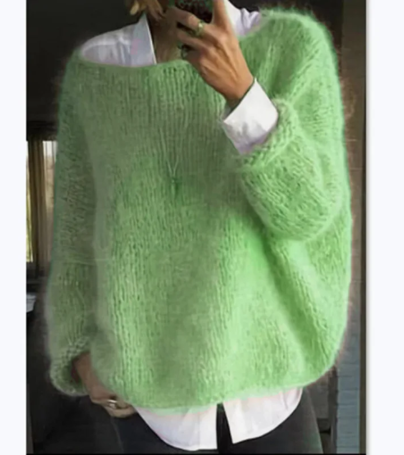GR | Damen Übergröße Pullover Sweater