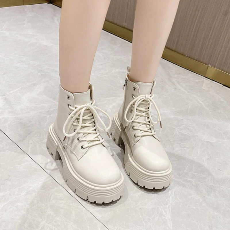 GR | Women's Platform Boots Black