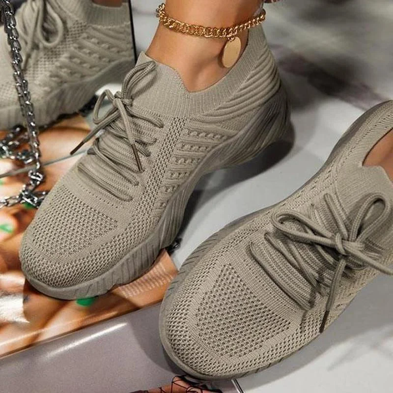 GR | Women's Black Sneakers, Fashionable Trainers