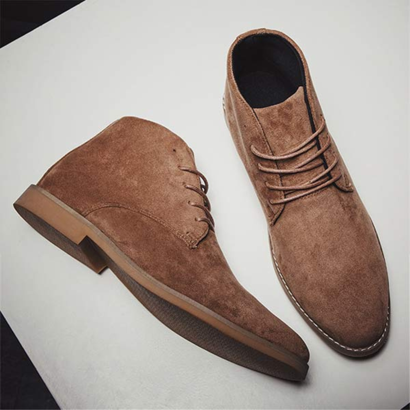 GR | Women's Black Flat Ankle Boots