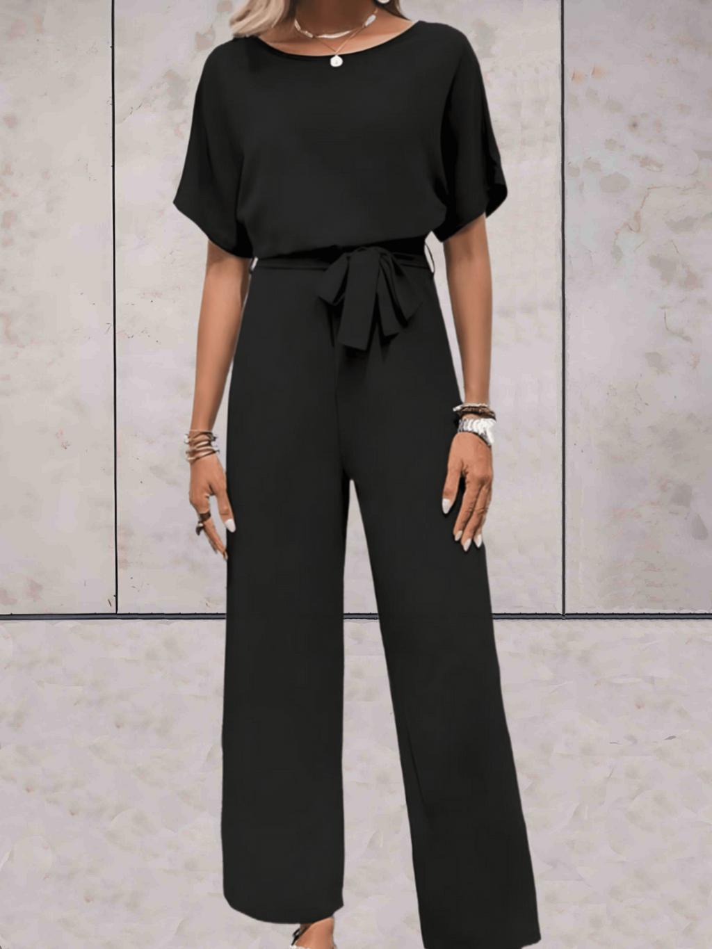 GR | Women's Elegant Jumpsuit Black