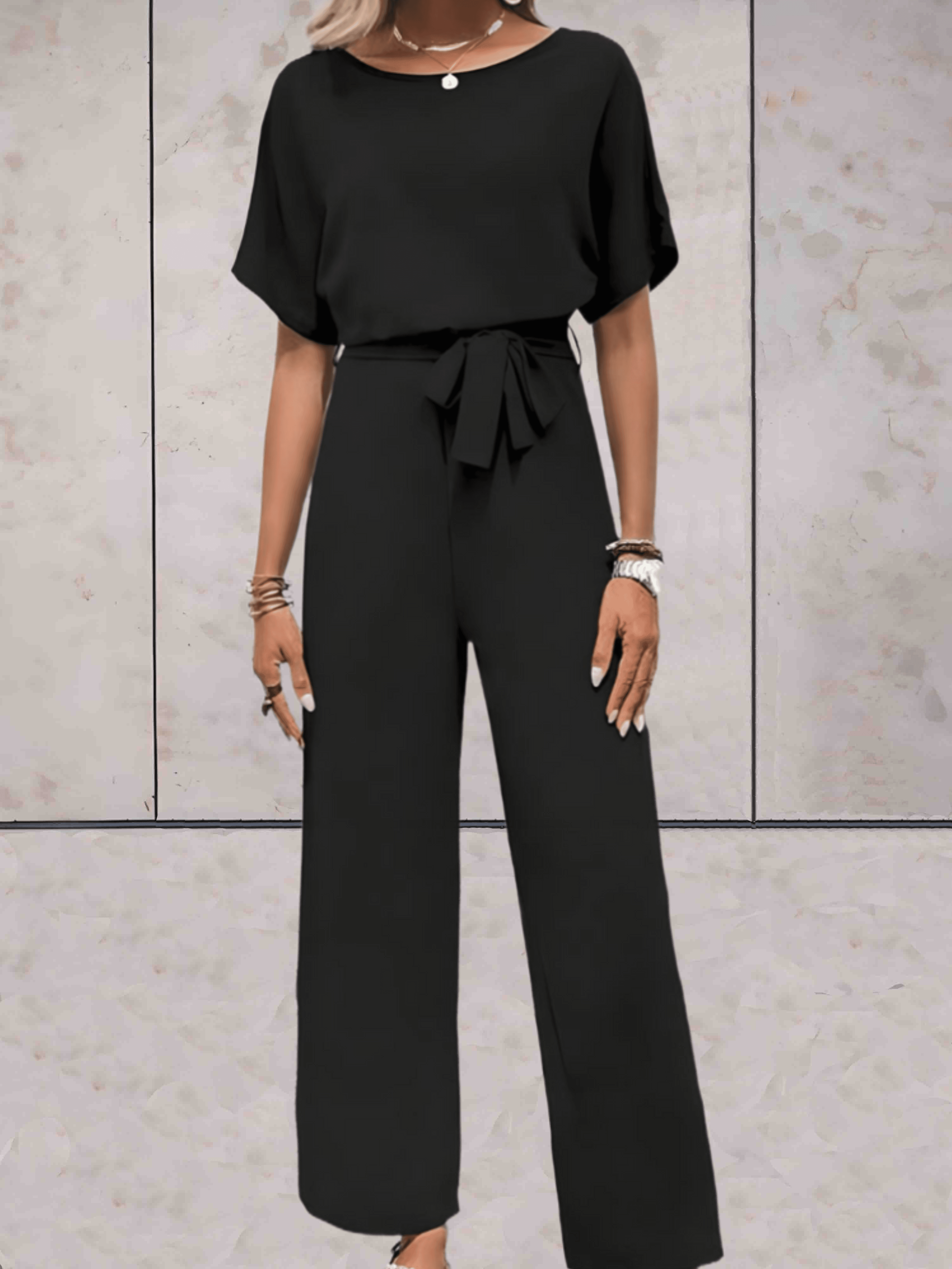 GR | Women's Elegant Jumpsuit Black