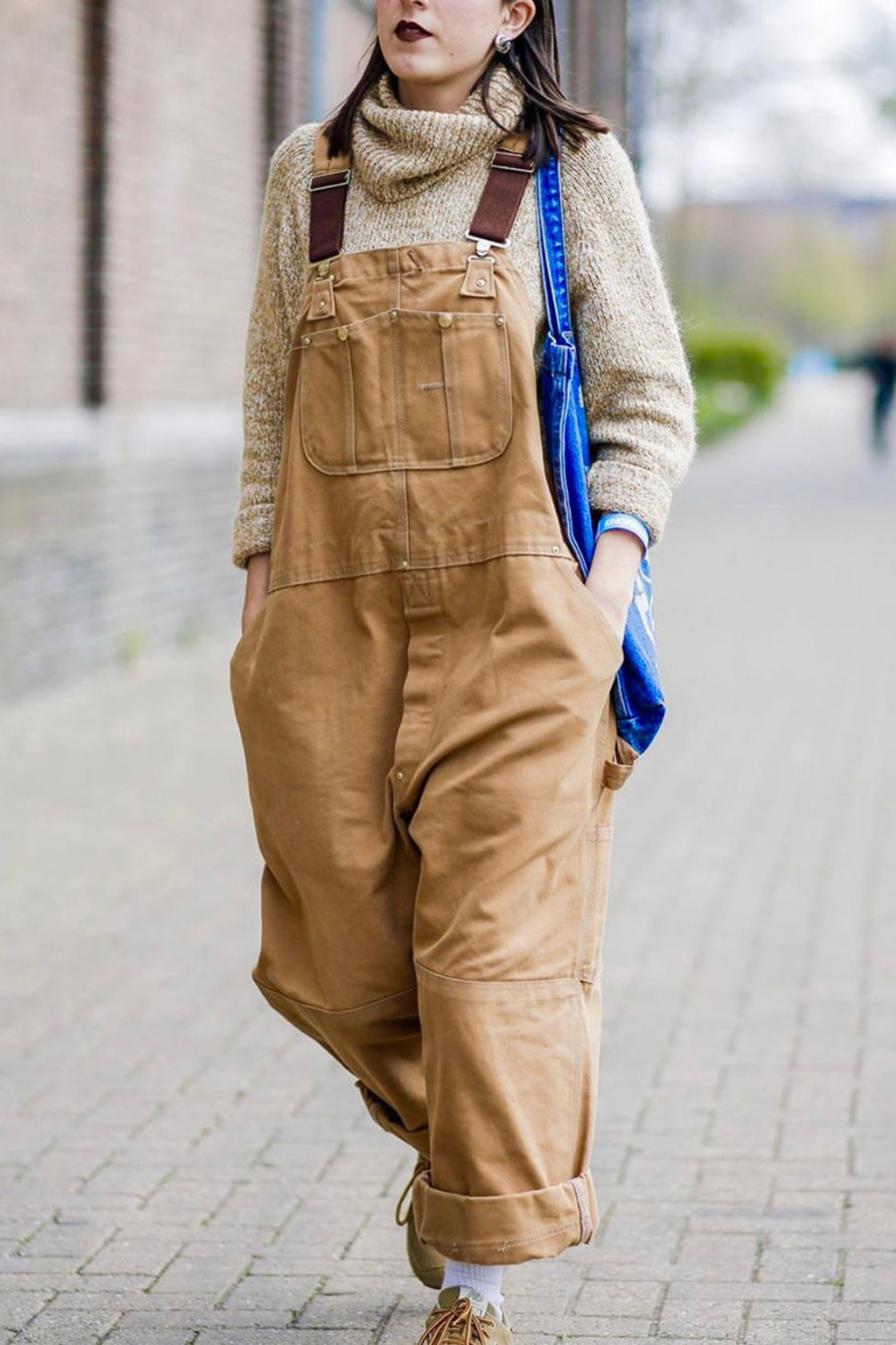 GR | Loose-fitting jumpsuit with a high waist and straight legs