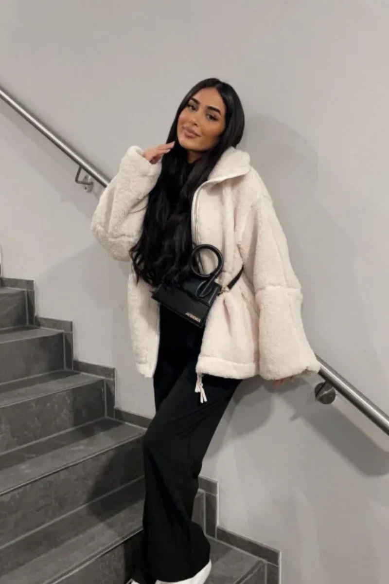 GR | Women's Teddy Jacket White