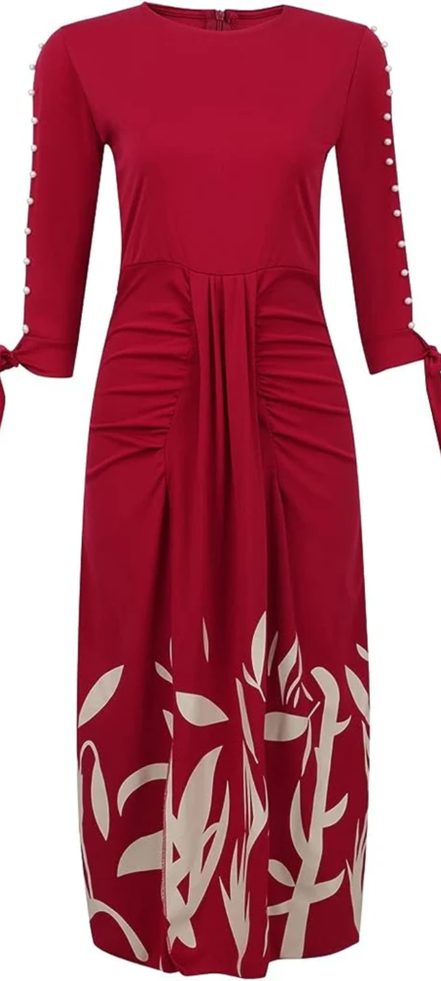 GR | Festliches Midi Wickelkleid Elegant