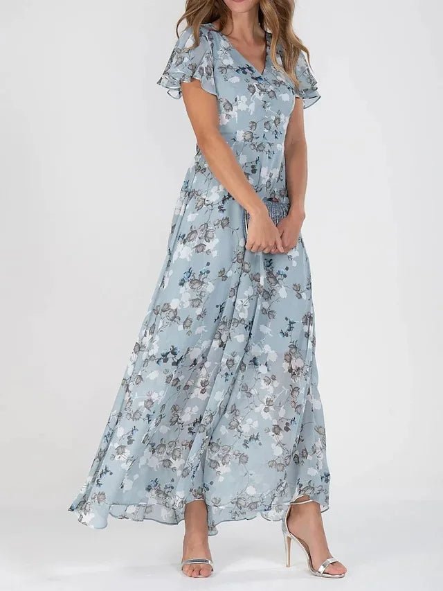 GR | Elegant and figure-flattering tummy cover dress