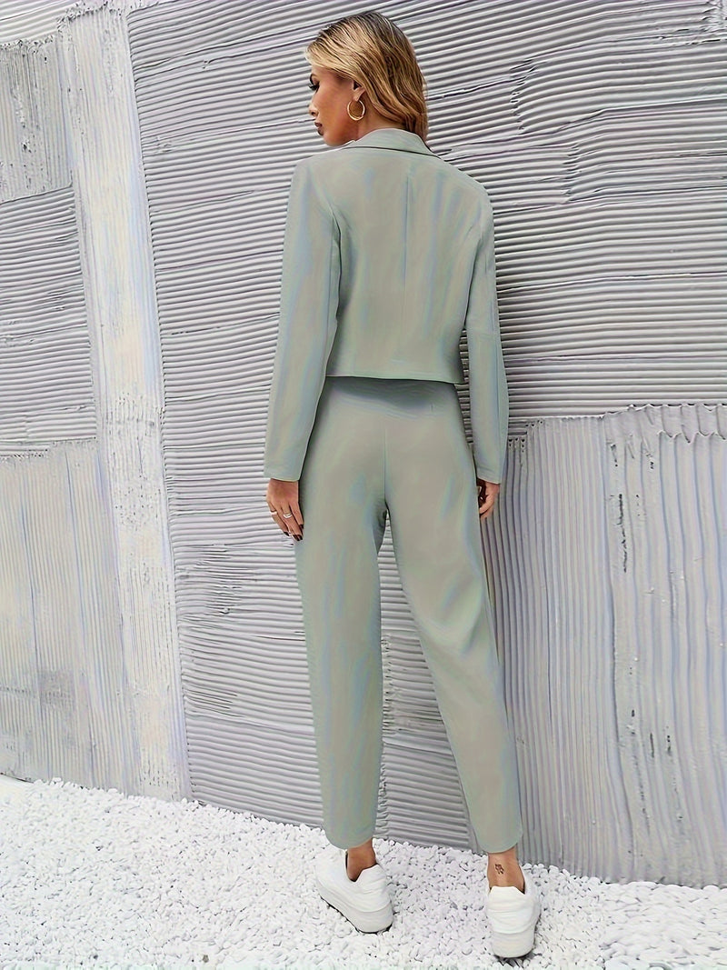 GR | Classic two-piece blazer set for women