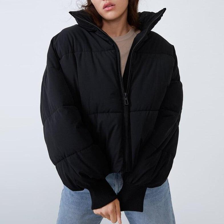 GR | Women's winter jacket with high collar