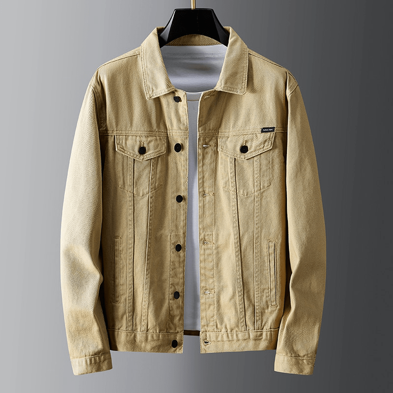 GR | Denim jacket, classic button-up, chest and welt pockets, robust casual wear