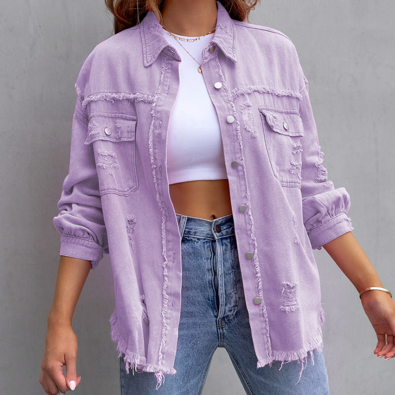 GR | Colorful denim jacket