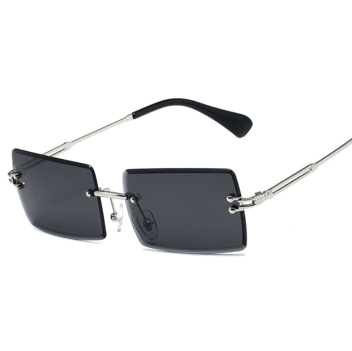GR | Fashionable rectangular sunglasses in retro style