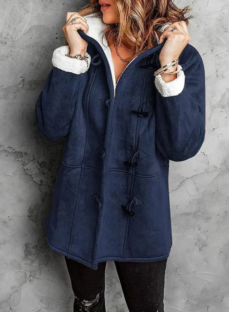 GR | Stylish fleece winter jacket for women from Essential 