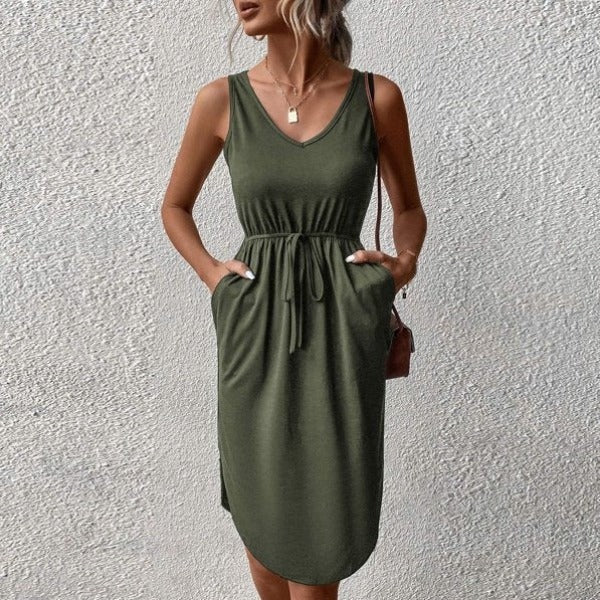 GR - Stylish button-front dress