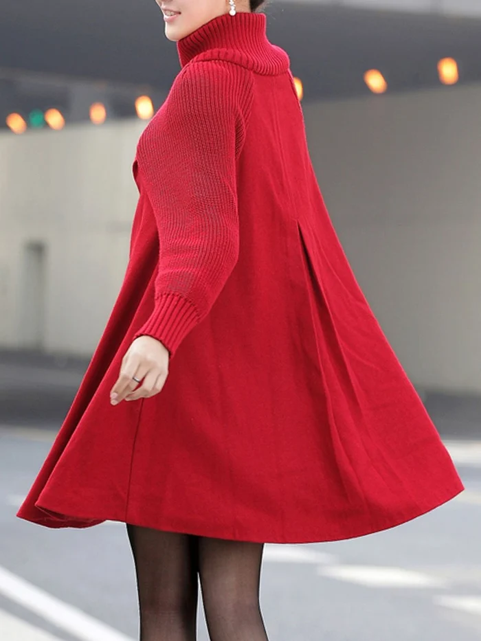 GR - Long coat in plus size