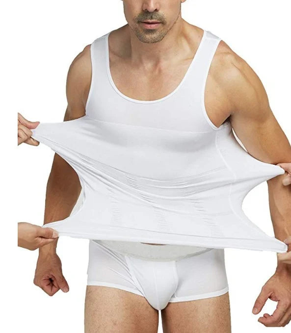 GR | Schlanke Passform Kompression Body Shaper mit Bauchkontrolle und Unsichtbarem Unterhemd Design