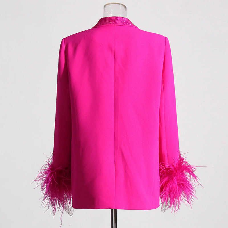 GR women's suit made of fine polyester