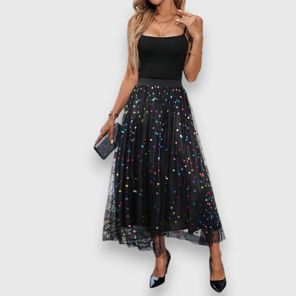 GR | Colorful Polka Dot Skirt