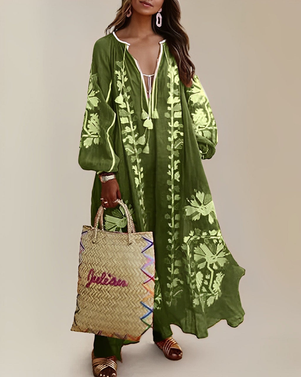 GR | Retro Boho Loose Dress