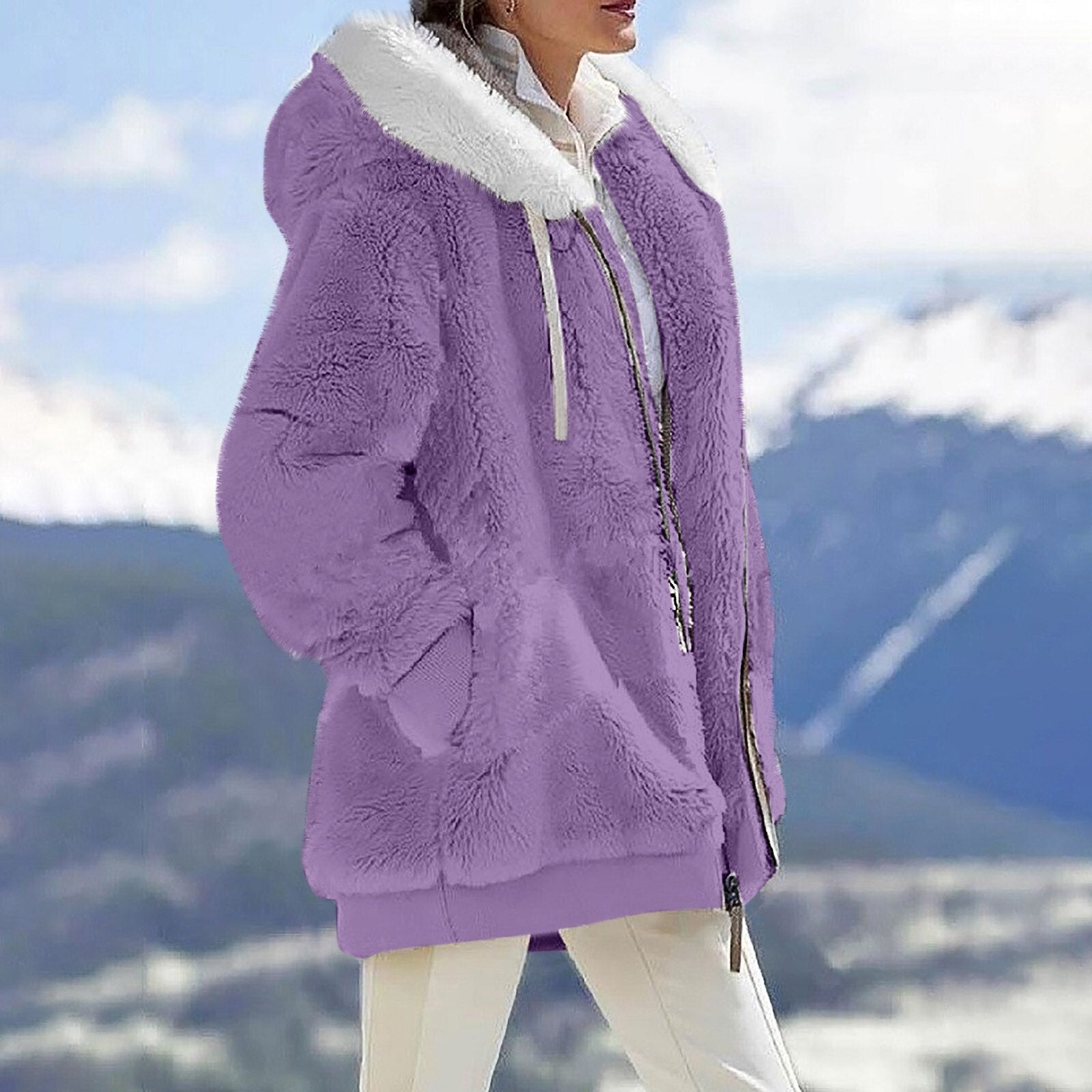 GR | Elegant and wonderfully warm women's body warmer made of soft fleece 