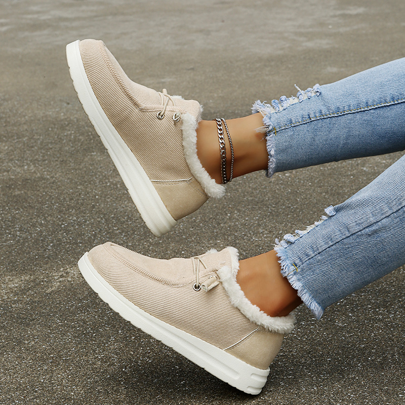 GR - Elegant winter sneakers with fur lining