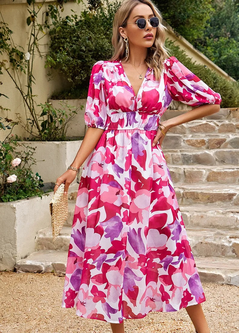GR | Elegantes Midikleid Für Damen Mit Stil