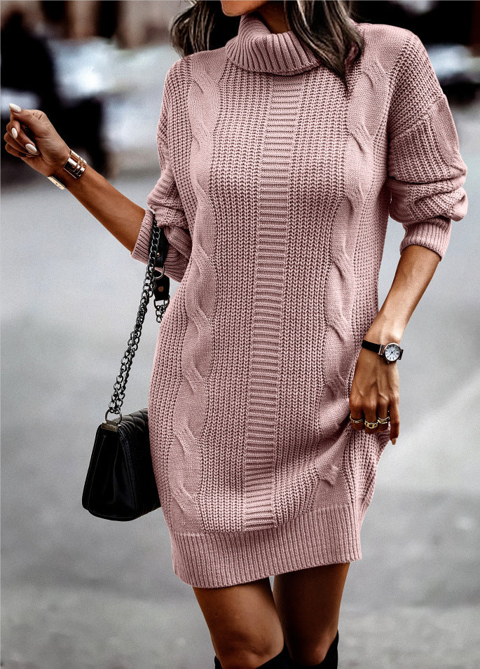 GR  - Rosa Strickkleid