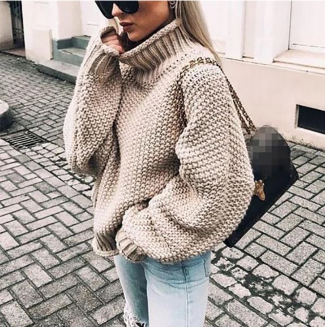 GR - Oversized roll-neck sweater