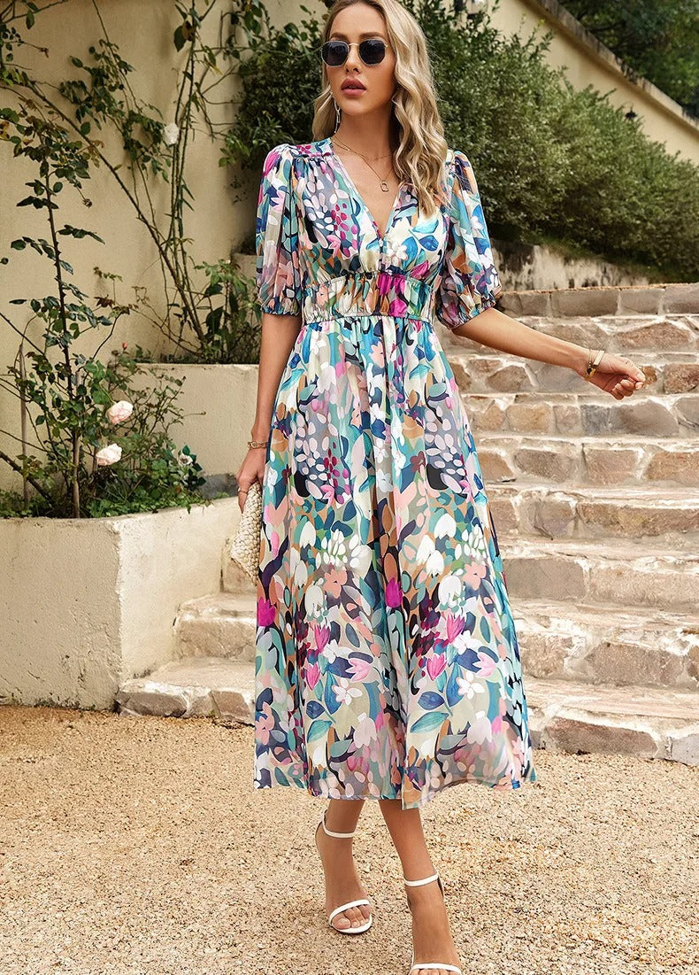 GR | Elegantes Midikleid Für Damen Mit Stil