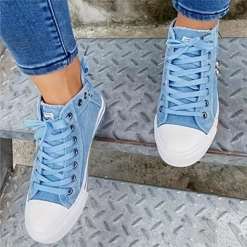 GR | Urban trend sneaker-jeans look & zipper