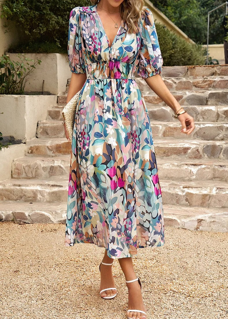 GR | Elegantes Midikleid Für Damen Mit Stil
