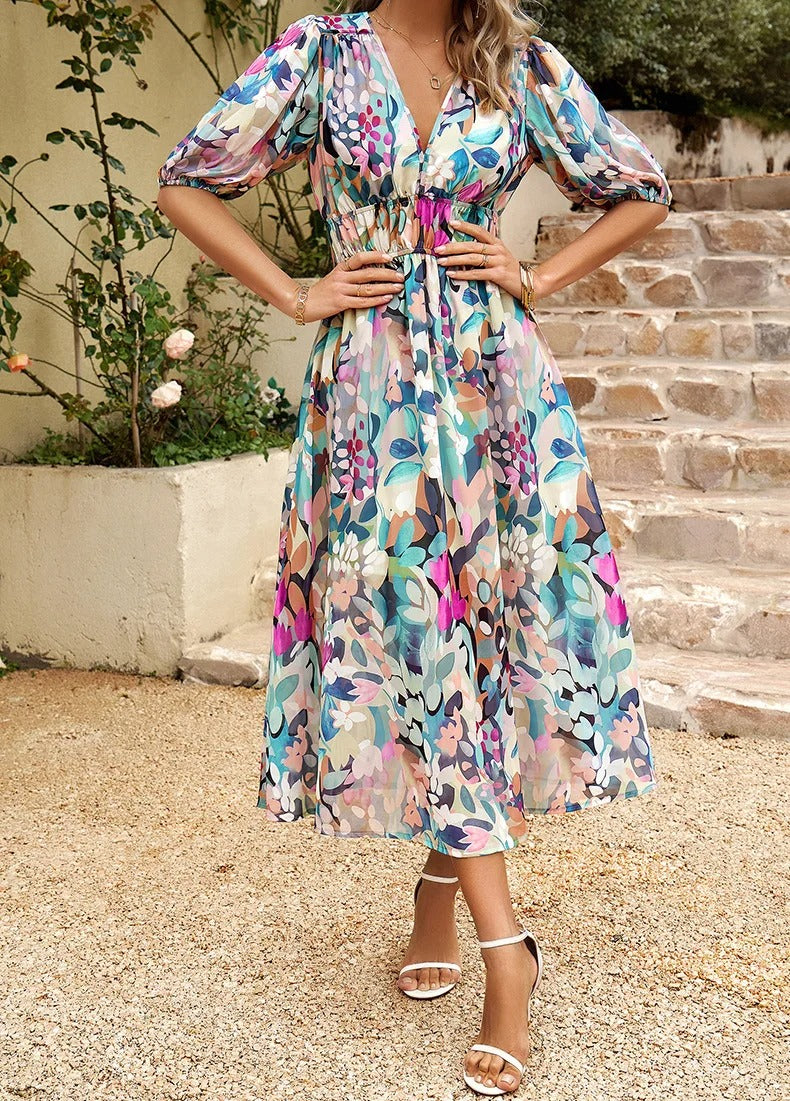 GR | Elegantes Midikleid Für Damen Mit Stil