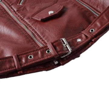 GR | Elegant Premium Leather Jacket for Women | Luxury and Style