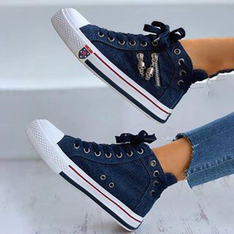 GR | Breathable High Top Sneakers for Women in Plus Size