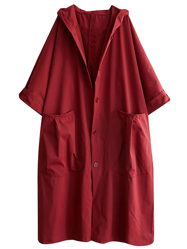 GR | Long Waterproof Trench Coat