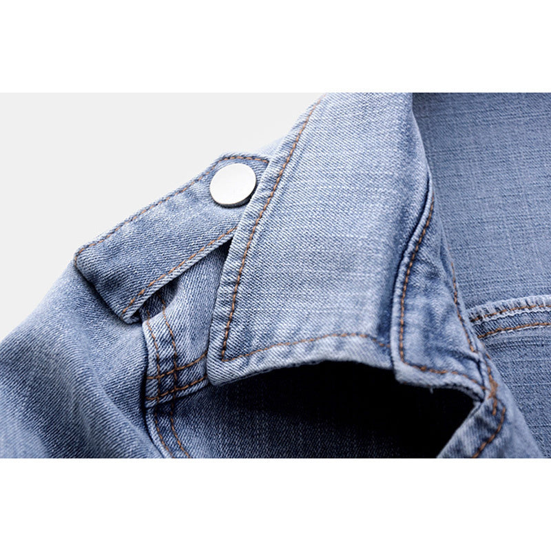 GR | Washed denim jacket for women