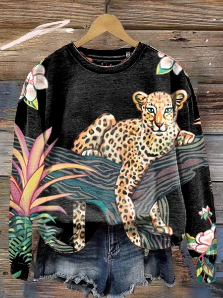 GR | Animal print sweaters for women
