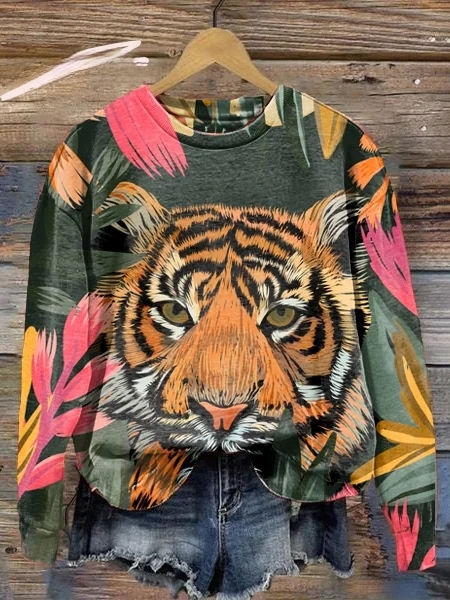 GR | Animal print sweaters for women