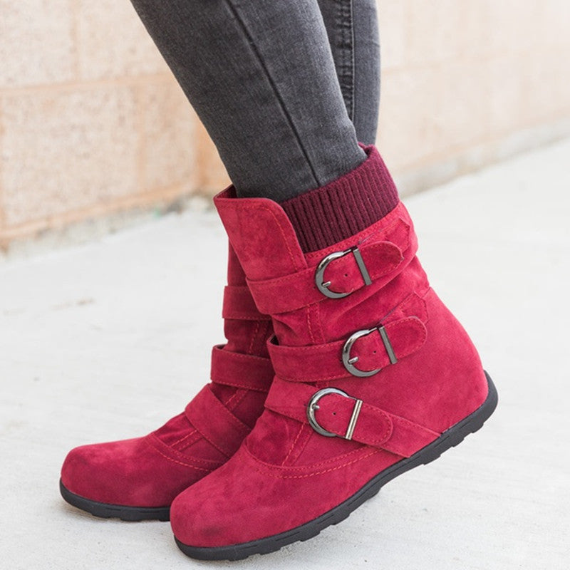 GR | Style - Fashionable winter boots with buckle