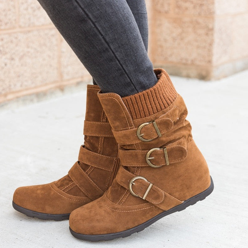 GR | Style - Fashionable winter boots with buckle