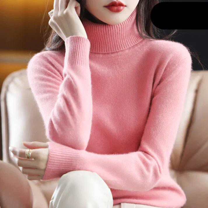 GR | Women's cashmere turtleneck sweater