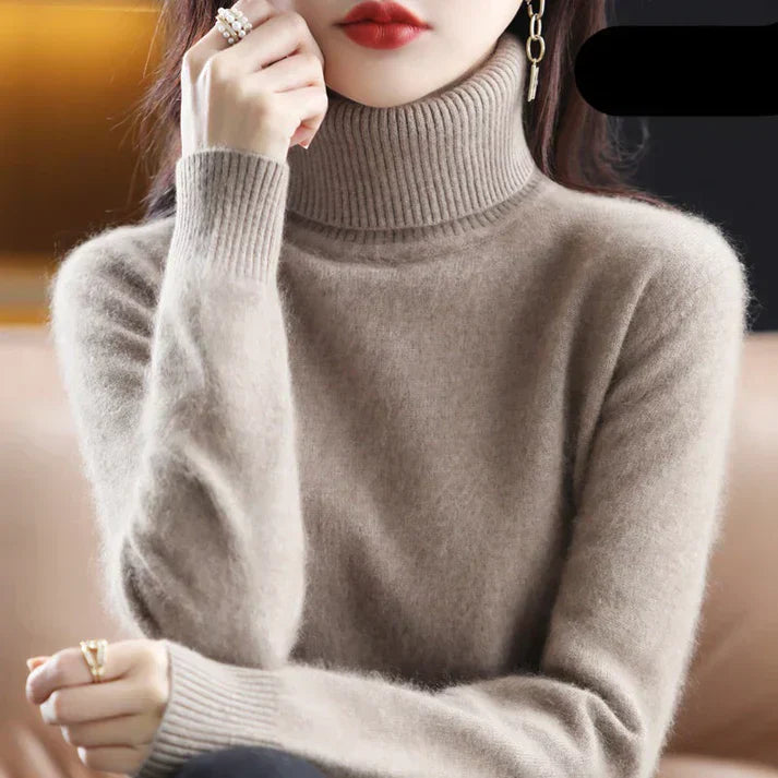 GR | Women's cashmere turtleneck sweater