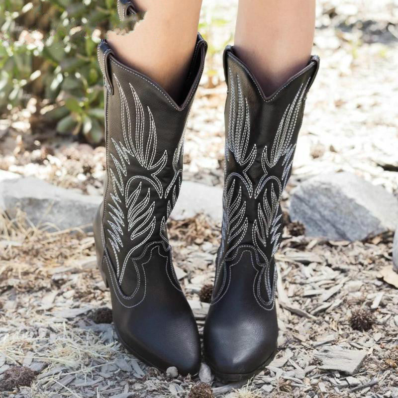 GR | Cowboy Boots with Pointed Top