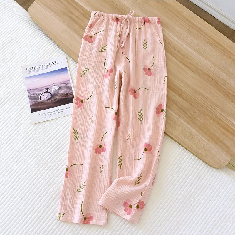 GR - Geblümte Pyjamahose