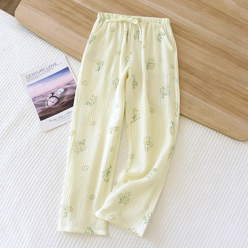 GR - Geblümte Pyjamahose
